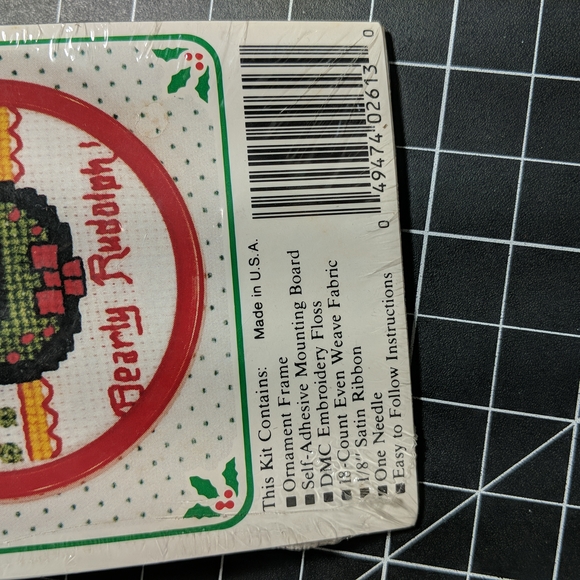 The New Berlin Co | NEW counted cross stitch ornament kit VTG 2613 - Picture 5 of 5